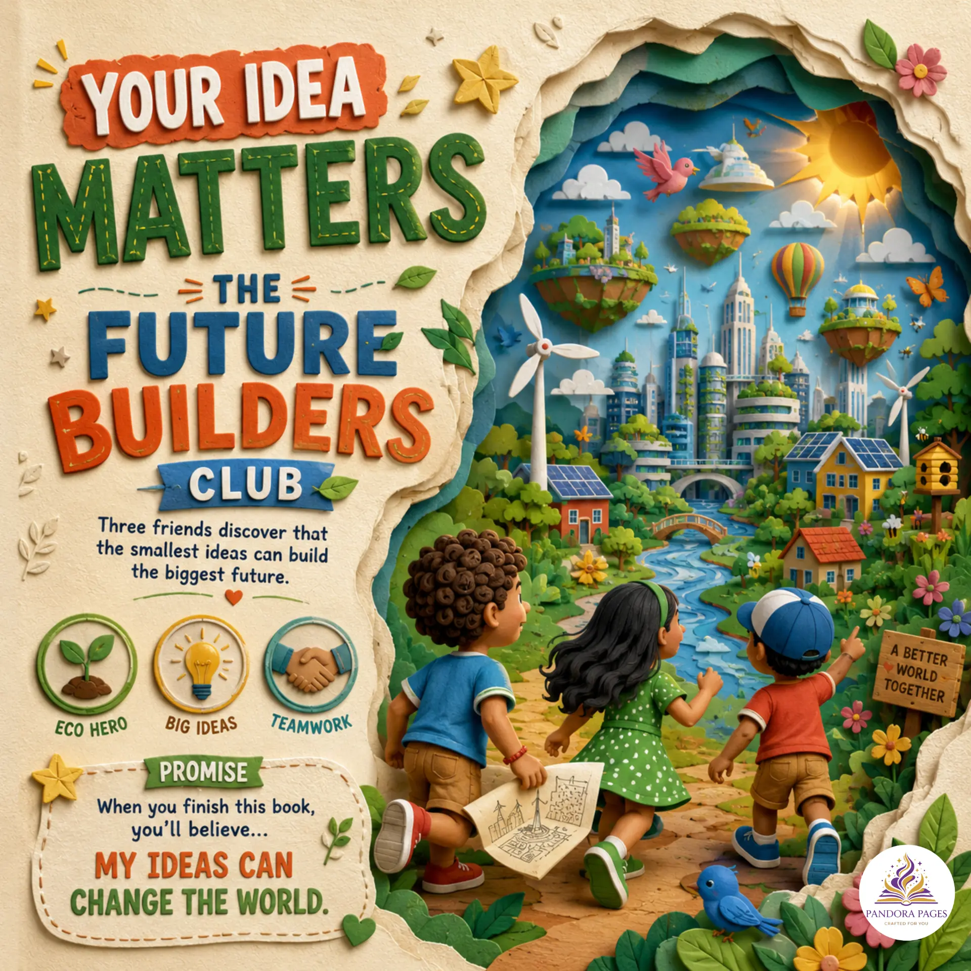 The Future Builders Club — 8.5 by 8.5 inch square cover