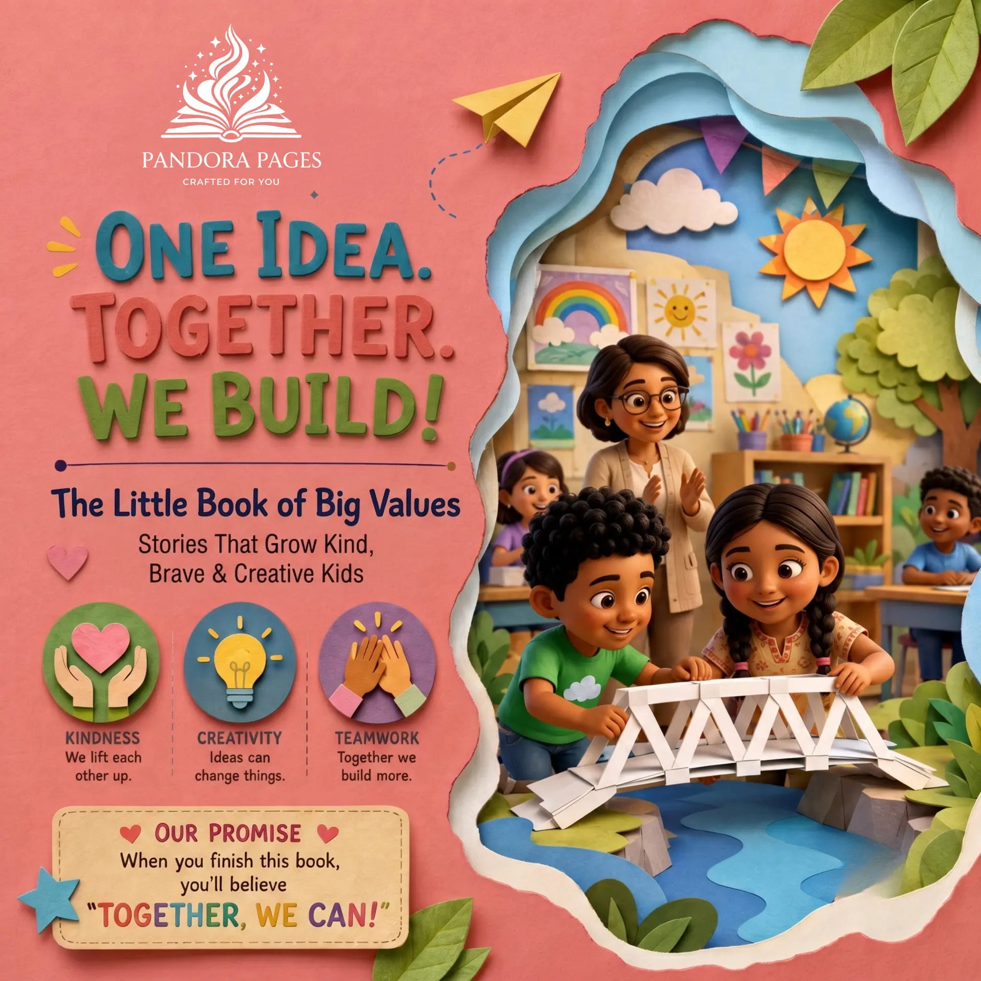 The Little Book of Big Values — 8.5 by 8.5 inch square cover